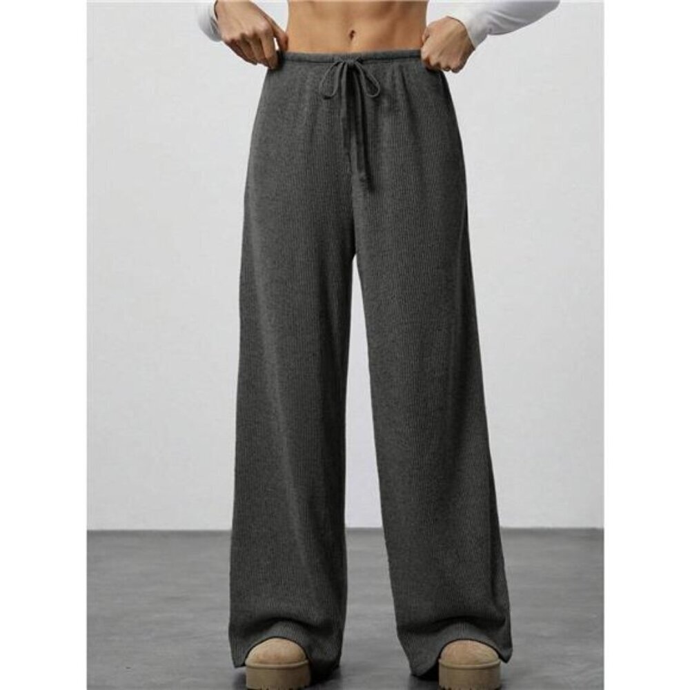 Relaxed Fit Wide Leg Pants - Picture 9 of 16